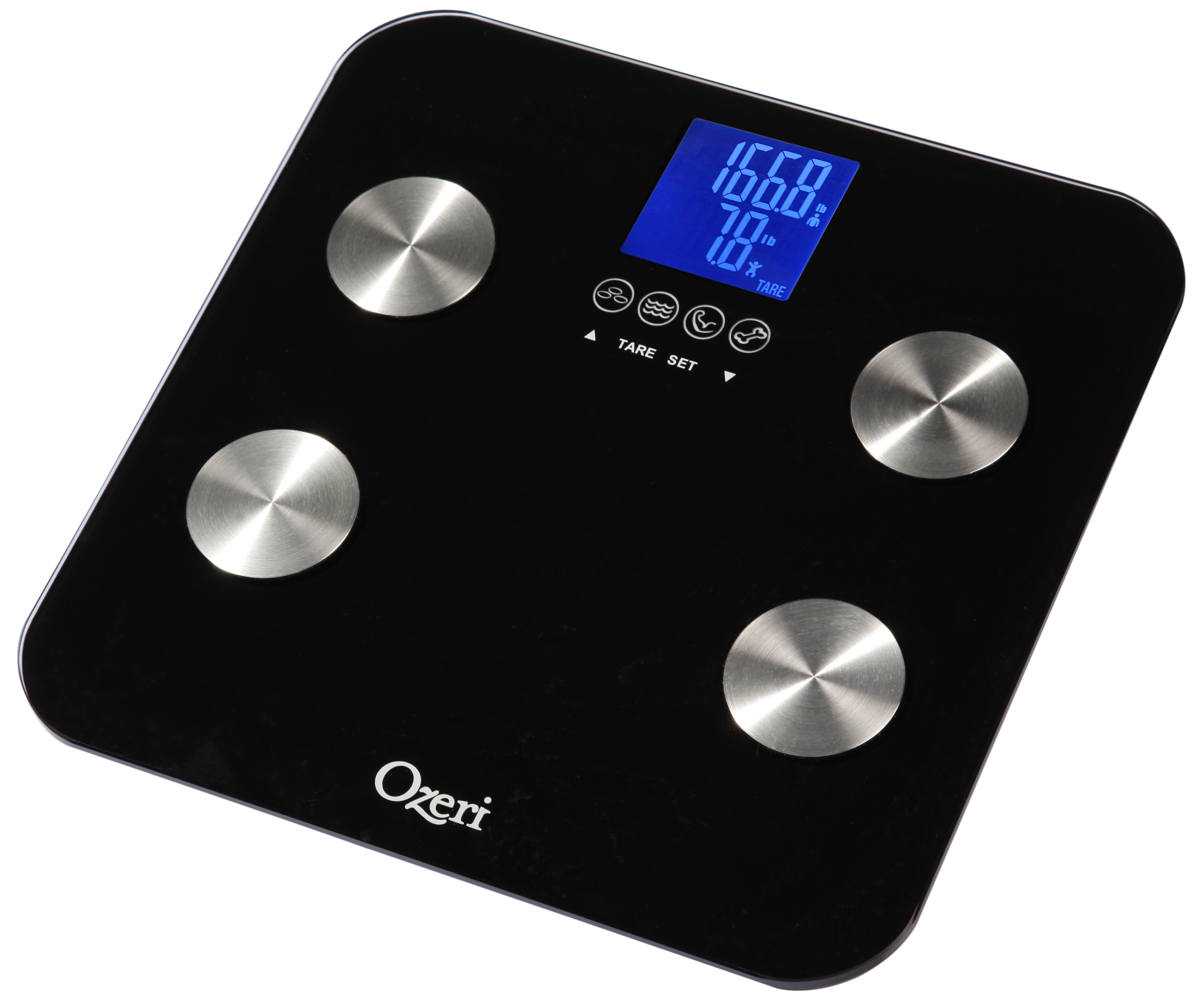 Ozeri ProMax 560 lbs / 255 kg Bath Scale, with 0.1 lbs / 0.05 kg Sensor  Technology, and Body Tape Measure & Fat Caliper ZB22 - The Home Depot