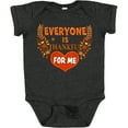 thumbnail image 3 of Inktastic Everyone is Thankful for Me with Heart and Leaves Boys or Girls Baby Bodysuit, 3 of 5