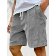 thumbnail image 7 of Mokaloha Mens Shorts, Vintage Corduroy Casual Drawstring Elastic Waist Stretch Pacificozy Men's Shorts with Side Pockets, 7 of 7