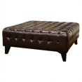 thumbnail image 1 of Pemberly Ottoman Carré en Brun Foncé, 1 of 2