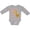 AC-Heather Grey, variant on Inktastic My Gramma Loves me- cute giraffe Boys or Girls Long Sleeve Baby Bodysuit