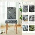 thumbnail image 4 of Chair Covers for Dining Room 4 Pack, Stretch Dining Chair Cover, Washable Spandex Kitchen Parsons Chair Slipcovers,Chair Covers for Home or Party, 4 of 6