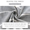 thumbnail image 3 of Rectangle Table Cloth Linen Cotton Tablecloth Embroidery Burlap Kitchen Dinning Table Cloths Rustic Farmhouse Tablecloths for Outdoor Party(Quiet Gray, Square,55 x 55 Inch), 3 of 5
