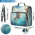 thumbnail image 3 of DIXRUYEE Zipper BinderTrapper of keeper Documents Organized Design Tigers Splash Oasis Printed, 3 of 8