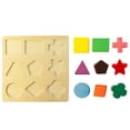 thumbnail image 5 of PVCS Wooden Educational Puzzle Toy Matching Board For Children Geometry Design Gift for Kids, 5 of 5