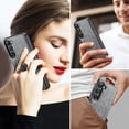 thumbnail image 4 of Magnetic Phone Case for Samsung Galaxy S23, Classic Business Shockproof Protective Compatible with MagSafe Charging PU Leather Back Case for Men Women for Samsung Galaxy S23 - Gray, 4 of 7
