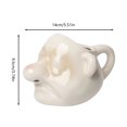 thumbnail image 3 of Funny Egg Yolk Separator Ceramic Egg Yolk White Running Nose Separator Mug Egg Divider Filter Tool Household Kitchen Gadget Tools For Baking White Elephent, 3 of 7