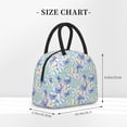 thumbnail image 4 of Vsdgher Insulated Lunch Bag Simple Bento Cooler Bag Lunch Tote Bag , Suitable for picnics, school, work (Colorful Butterfly Print ), 4 of 5