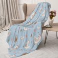 thumbnail image 3 of Rateoe Funny Chicken Pattern Flannel Throw Blanket, Ultra-soft Blanket for Bed, Couch, Car, Hypoallergenic Anti-pilling blanket-40"x30"(Vertical), 3 of 6