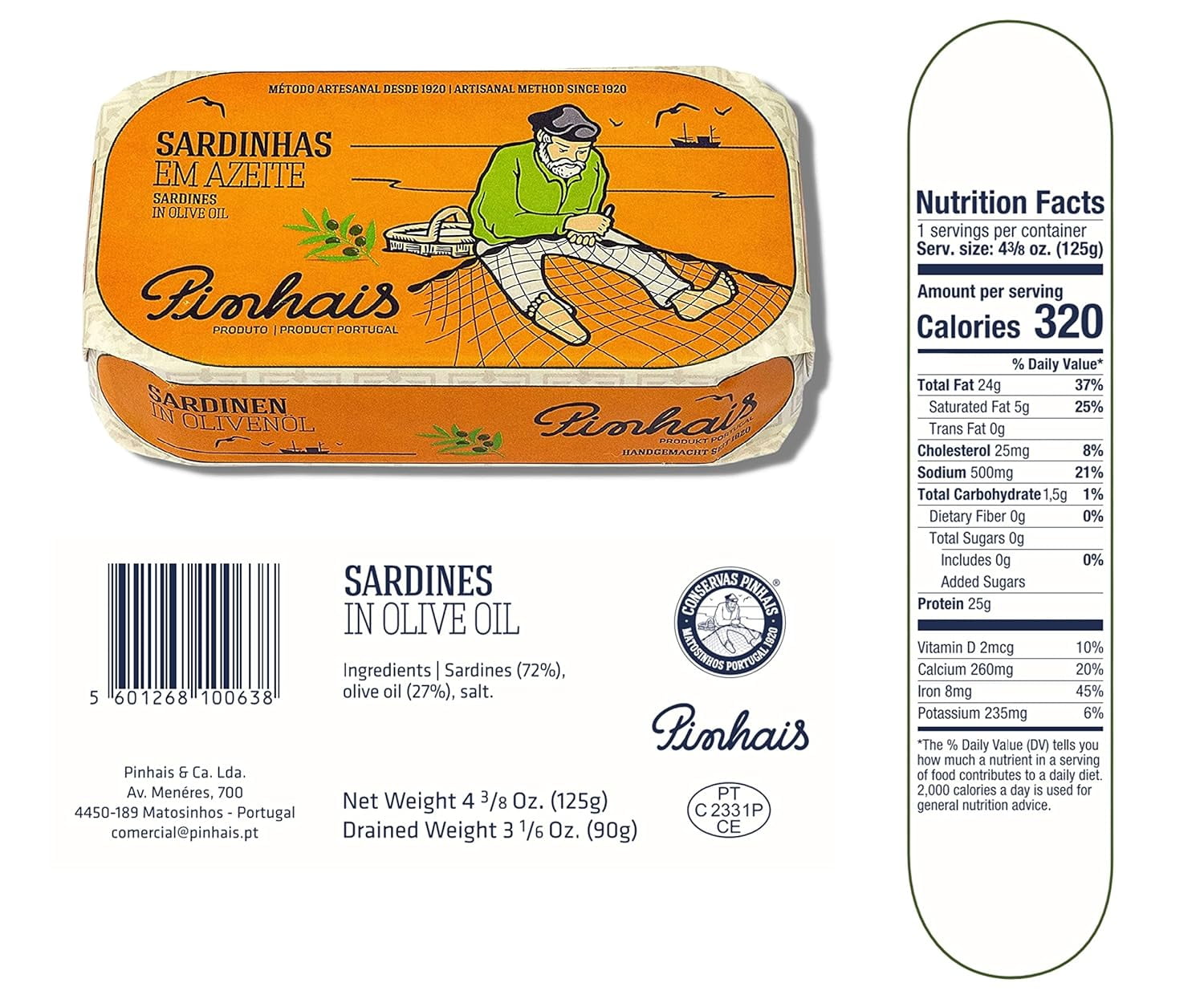 Sardines in Olive Oil "Pinhais"