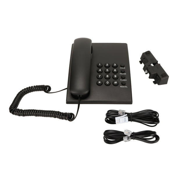 Desktop Wall Mounted Telephone, Corded Landline Phones Multifunctional