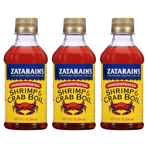 (3 pack) Zatarain's Crab Boil Liquid, 8 fl oz