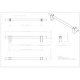 thumbnail image 2 of Jeffrey Alexander 478-192 Larkin 7-9/16" (192 Mm) Center To Center Cabinet Bar Handle /, 2 of 4