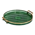 thumbnail image 3 of Serving Tray Dessert Tray Platter for Cabinet Kitchen Countertop Living Room Green, 3 of 9