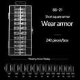 thumbnail image 1 of Xihbxyly Holiday Deals Lightweight, Non-marking, Full-coverage, Flexible And Non-damaging Nail Set, For Soaking Or Extending Nails, 240 Pieces Per Box. Deals of the Day, 1 of 2