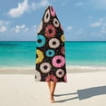 thumbnail image 5 of Sweet-tropical-pattern Wearable Blanket Women Men Hooded Blanket Adult Plush Poncho Lightweight Soft, 5 of 6
