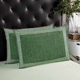 thumbnail image 4 of Green Retro Greek Key Standard Size Pillow Cover,Pillowcase Protectors with Zipper,Breathable Decorative Throw Pillow Case Cover,Geometric Greece Ancient Rustic Pillow Shams for Couch Sofa 20x26Inch, 4 of 8