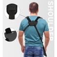thumbnail image 3 of 2 Adjustable Shoulder Straps Included - Harness for Brush Cutter for Lawn Mower with Nylon Belt, for Gardening or, 3 of 5