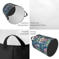 thumbnail image 4 of Balery Colorful Flowers Round Laundry Basket with Handles Waterproof Freestanding Laundry Hamper for Clothes Toys in the Dorm and Family-, 4 of 8