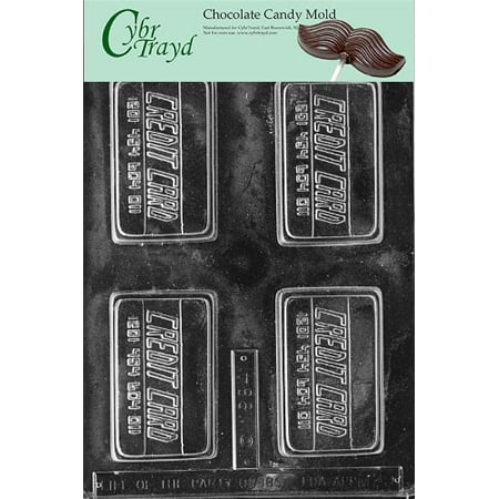 Cybrtrayd M029 Charge It Miscellaneous Chocolate Candy Mold