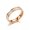 rose gold single row, variant on Circlet Stainless Steel Finger Ring Fashion Jewelry Zircon Rings Size 5-12#-golden single row-6