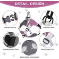 thumbnail image 2 of Correa para el pecho ajustable de tela Oxford para perros con chaleco reflectante tipo breakaway de Purple Pet Supplies., 2 of 5
