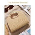 thumbnail image 6 of Spencer Women Crossbody Bag Summer Straw Purses Handmade Woven Clutch Bag Shoulder Handbag for Beach Travel, 6 of 10