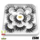 thumbnail image 1 of GROINNEYA Pestañas 3D Mink Lashes Fluffy Soft Wispy Natural Cross Extensión de pestañas Pestañas reutilizables Mink Pestañas postizas Maquillaje Dengxun unisex, 1 of 2