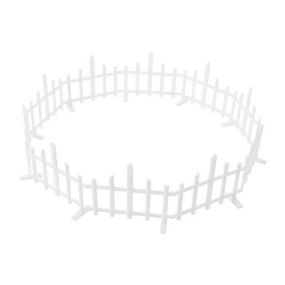 Autrinix Outdoor LED Christmas Fence Lights, 10-Piece Set with White LED Lights, Waterproof, Flash & Steady Modes, Perfect for Yard, Garden, and Holiday Decor