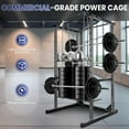 thumbnail image 5 of Power Rack for Home Gym, Power Cage, 1.8mm Steel Pipe, Barbell Protection Frame, 1200 LBS Capacity Power Cage for Pull Up Bar, Strength Training, 5 of 8