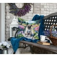 thumbnail image 4 of Pug Spring Path Throw Pillow 18 in x 18 in, 4 of 5