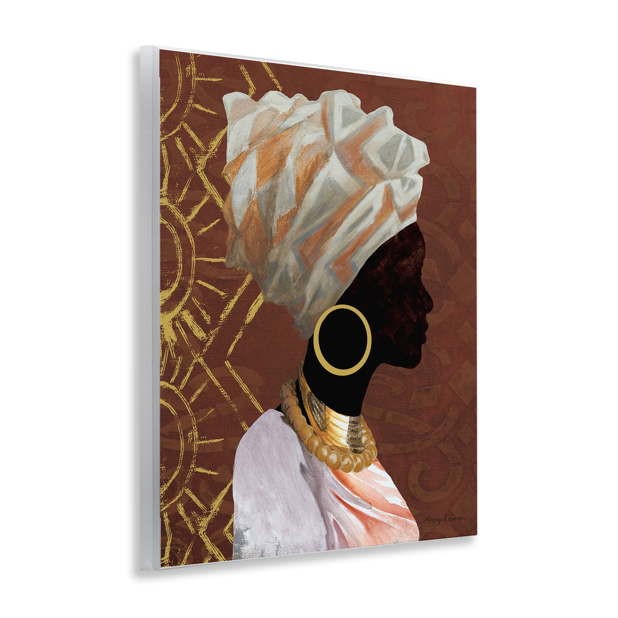 Stupell Industries Traditional Portrait of Woman Novelty Painting Unframed Art Print Wall Art, 11 x 14