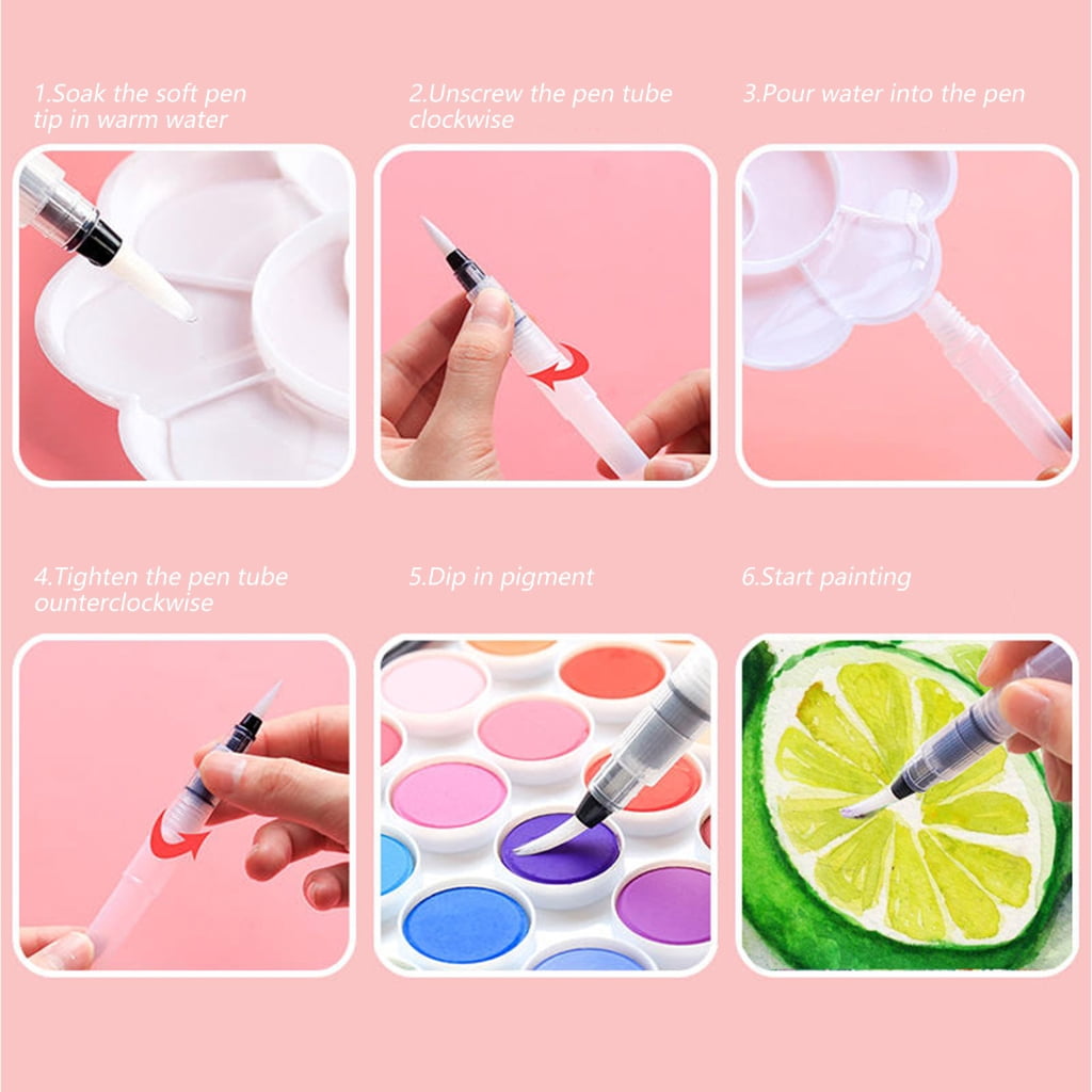 Magics Puff Paint Bubble Drawing Pen Puff Drawing Texture Painting Kits for Kid