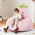 thumbnail image 6 of MCQ 24 Inch Bean Bag Chair, Small-Scale Sofa Couch with Soft Filler, Pink, 6 of 7