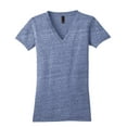 thumbnail image 5 of District Juniors Tri Blend Neck Tee-2XL (Navy Heather), 5 of 6