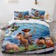 thumbnail image 3 of Disney Pixar-Juego de cama de Toy Story para niños y adultos, funda de edredón doble, funda de almohada, edredón de dibujos animados, ropa de cama, regalo, 3 of 5
