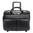 thumbnail image 7 of McKlein BOWERY, Wheeled Laptop Briefcase, Top Grain Cowhide Leather, Black (87855), 7 of 7