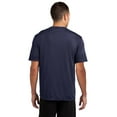 thumbnail image 2 of Sport Tek Adult Male Men Plain Elbow Sleeves T-Shirt True Navy 3X-Large Tall, 2 of 2