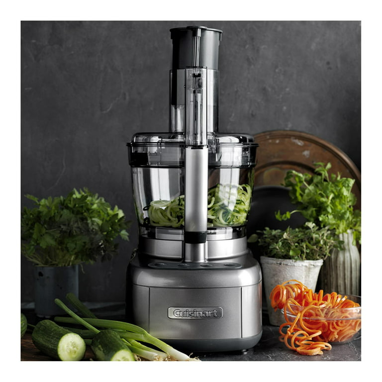Cusinart Eemental 13 Cup Food Processor w/ Spiralizer, Dicer, Storage -  household items - by owner - housewares sale 