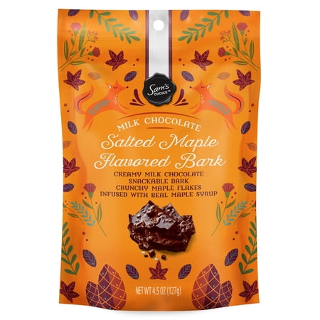 Sam's Choice Milk Chocolate Salted Maple Flavored Bark, 4.5 oz