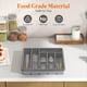 thumbnail image 5 of Organizador de Cubiertos con Tapa, Bandeja Cubierta para Utensilios para Cajón y Encimera de Cocina, Cubiertos y Cubiertos de Plástico Gris, 5 of 7