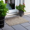 thumbnail image 3 of Dalyn Rugs Machine Washable Indoor/Outdoor Chantille Taupe 1'8" x 2'6" Rug, 3 of 7