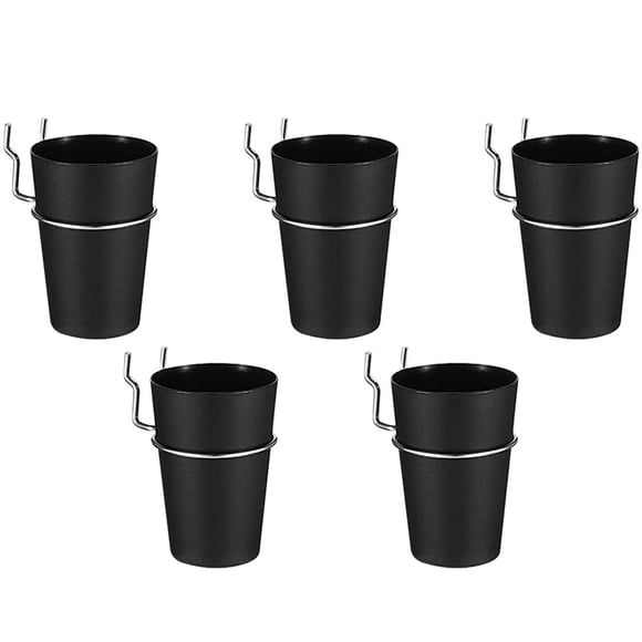 FUEENIRVA 5Jgo Organizador De Con Para Pegboard Ideal Para Y Taller Negro