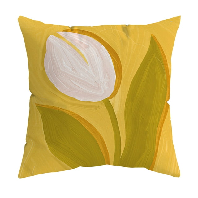 Ohufall Removable Sunflower Combination Decorative Pillow - Scandinavian Style, Suitable for Sofa, Bed Backrest & Napping, Versatile Throw Pillow for Home