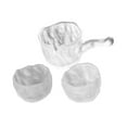 thumbnail image 3 of CarpNettore Chinese Gongfu Tea Fairness Cup with 2 Teacups Clear for Restaurant Home Use white, 3 of 9