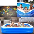 thumbnail image 5 of Inflatable Swimming Pool Family Swimming Pool 3 Layers 150 * 105 * 50 cm, 5 of 5