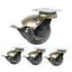thumbnail image 4 of Juego de 4 ruedas giratorias de bola para muebles con placa superior, instalación sencilla, placa giratoria universal para muebles 2 pulgadas, 4 of 8