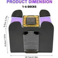 Freaki 6 Deck Automatic Card Shuffler, BatteryOperated Poker Shuffler