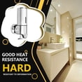 thumbnail image 2 of Dispensador de jabón de acero inoxidable Montaje en pared Soporte de caja de jabón de 500 ml Jabón de baño manual Caja de plástico Accesorios de baño para hotel Plata Yuarrent HA011286-05B, 2 of 6