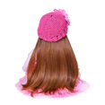 thumbnail image 4 of Muñeca Reborn RXDOLL para niña de 60 cm con atuendo rosa y acceso., 4 of 6